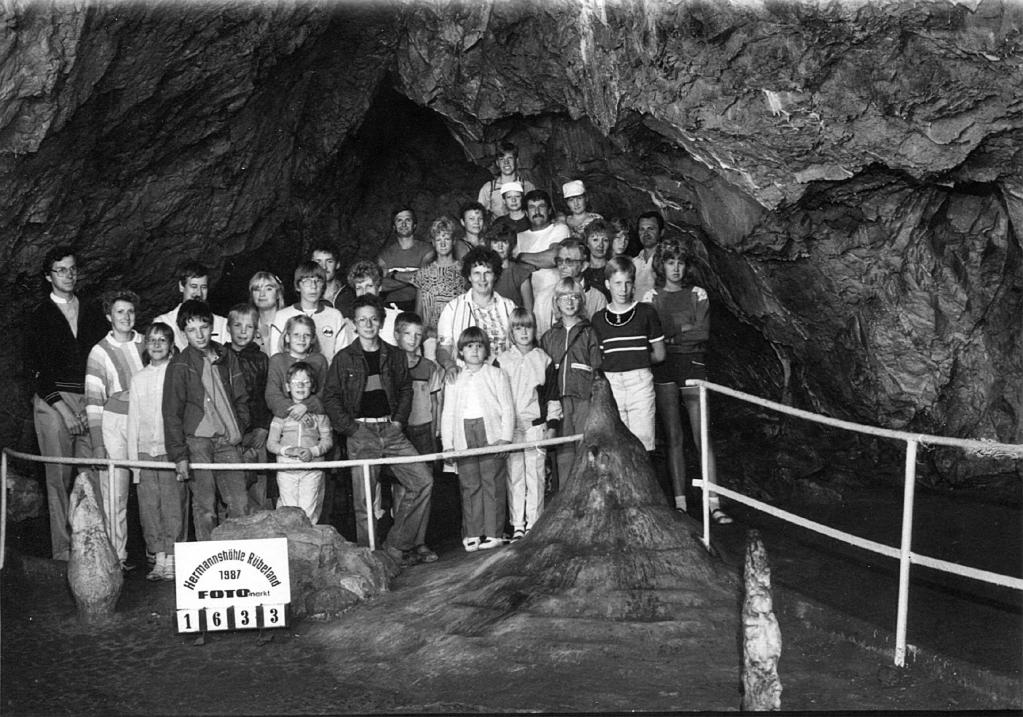 Die Gruppe 14 und andere Besucher in Rübeland